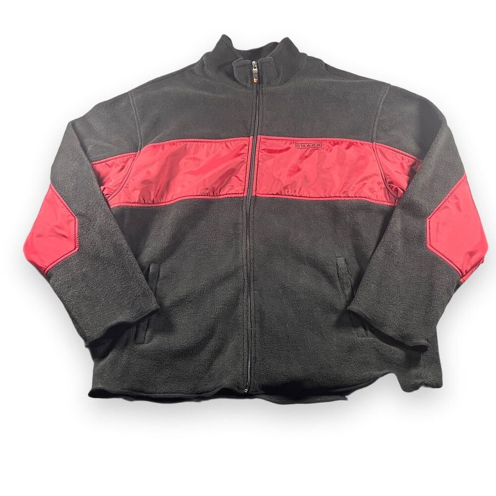 Chaps Men's Black and Grey Jacket